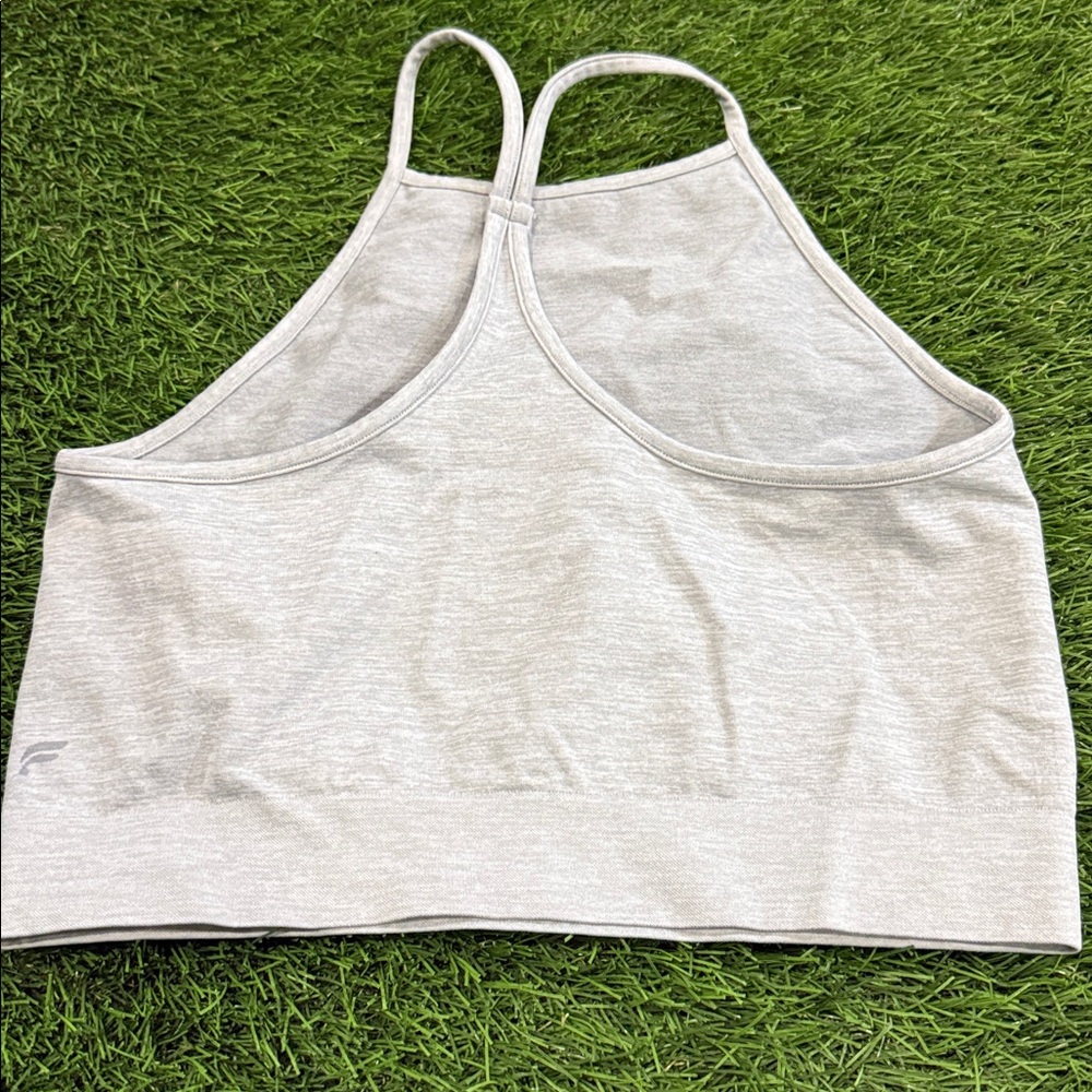 Fabletics Women’s Cropped Spandex Racerback Tank - Picture 2 of 4